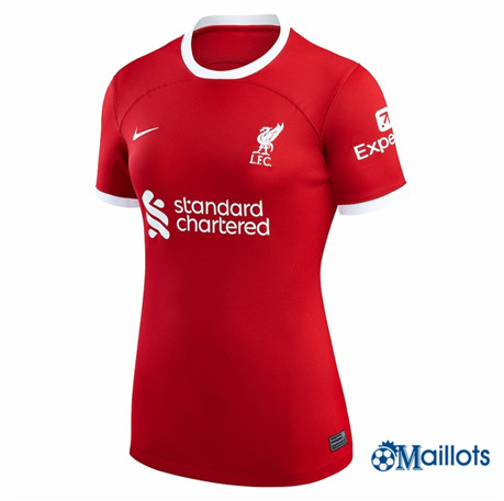 Omaillots maillot FC Liverpool Femme Domicile 2023 2024