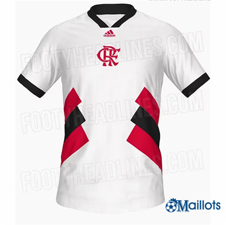 Omaillots maillot Flamengo ICON Blanc 2023 2024