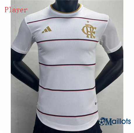 Omaillots maillot de foot Flamengo Player Blanc 2023 2024