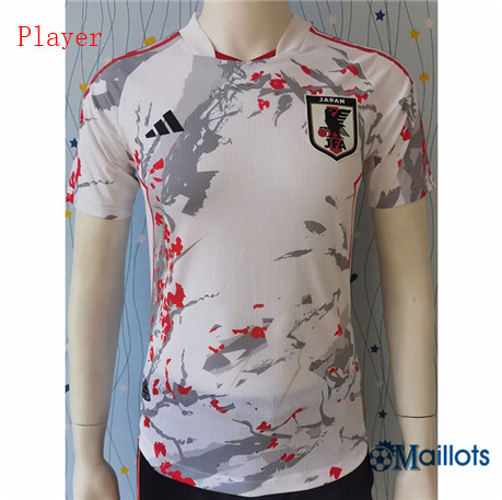 Omaillots maillot de foot Japon Player Training Blanc 2023 2024