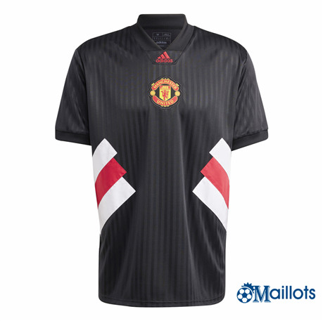 Omaillots maillot de foot Manchester United ICON Noir 2023 2024