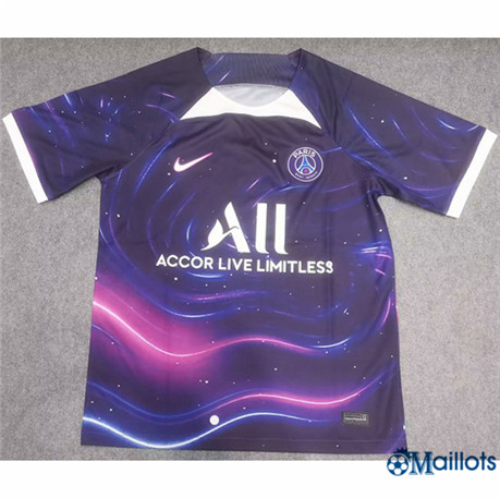Grossiste maillot de football Paris PSG Violet 2023 2024