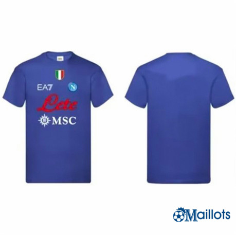 Omaillots maillot de football SSC Napoli Training Bleu 2023 2024