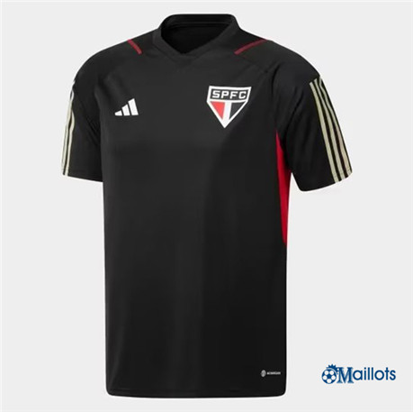 Grossiste Omaillots maillot Sao Paulo Noir 2023 2024