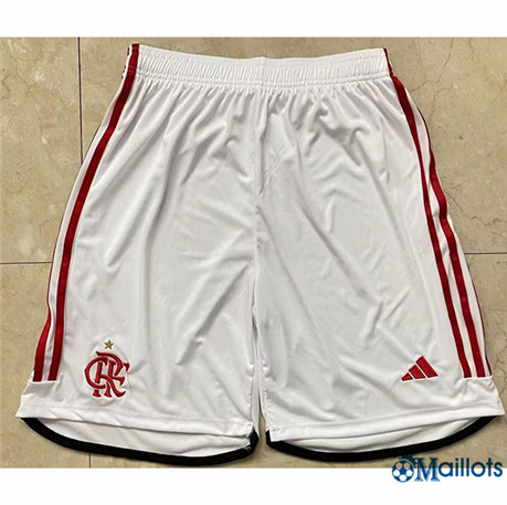Grossiste Omaillots maillot Short Flamengo Blanc 2023 2024