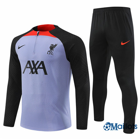 Omaillots Mode ‎ Ensemble Maillot Player Survêtement foot FC Liverpool Homme Blanc 2022