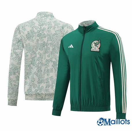 Omaillots Flocage Maillot Foot Coupe vent Training Mexique vert 2022