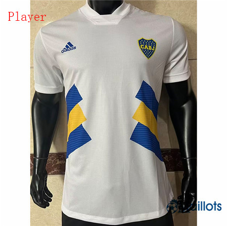 Omaillots maillot Boca Juniors Player Blanc 2023 2024