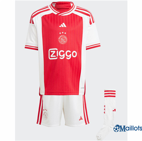 Grossiste Maillot foot Ajax Enfant Domicile 2023-2024