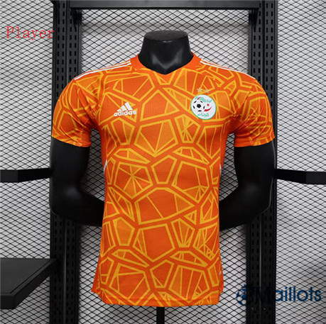 Grossiste Maillot foot Algérie Player orange 2023-2024