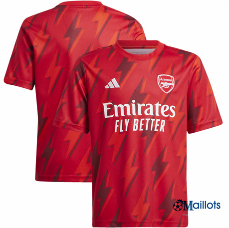 Grossiste Maillot football Arsenal Training Rouge 2023-2024