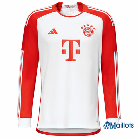 Grossiste Maillot foot Bayern Munich Domicile Manche Longue 2023-2024