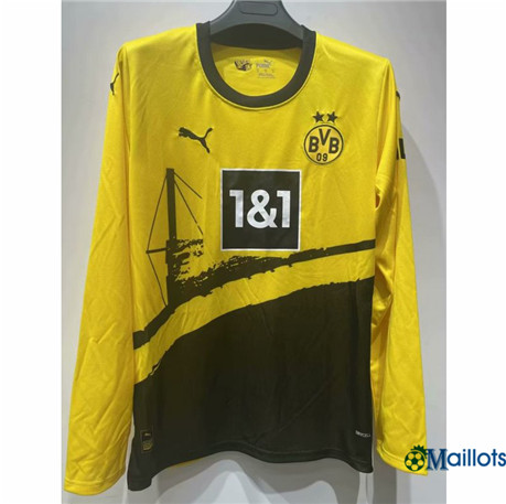 Grossiste Maillot football Borussia Dortmund Domicile Manche Longue 2023-2024