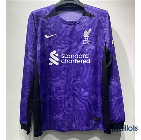 Grossiste Maillot foot FC Liverpool Third Manche Longue 2023-2024