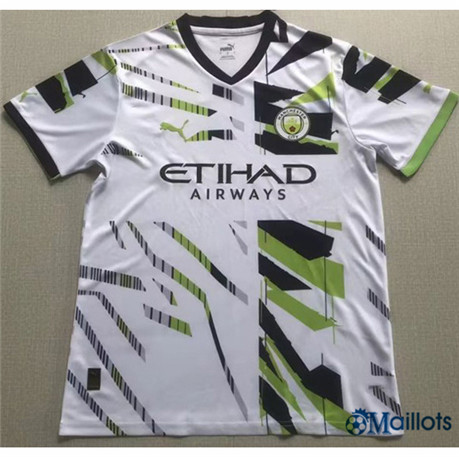 Grossiste Maillot foot Manchester City Training Blanc 2023-2024