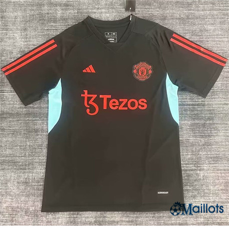 Grossiste Maillot foot Manchester United Training Noir 2023-2024