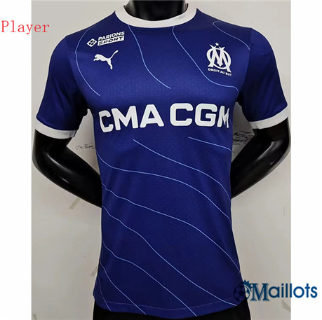 Grossiste Maillot football Marseille OM Player Exterieur Bleu 2023-2024