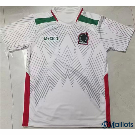 Grossiste Maillot football Mexique training 2023-2024 Blanc