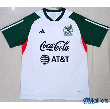 Grossiste Maillot foot Mexique Training Blanc 2023-2024