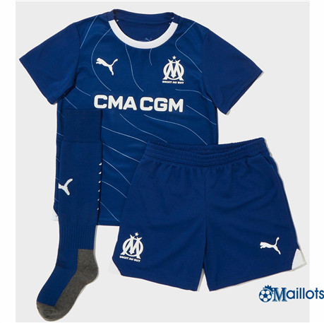 Grossiste Maillot football Olympique de Marseille Enfant Exterieur 2023-2024