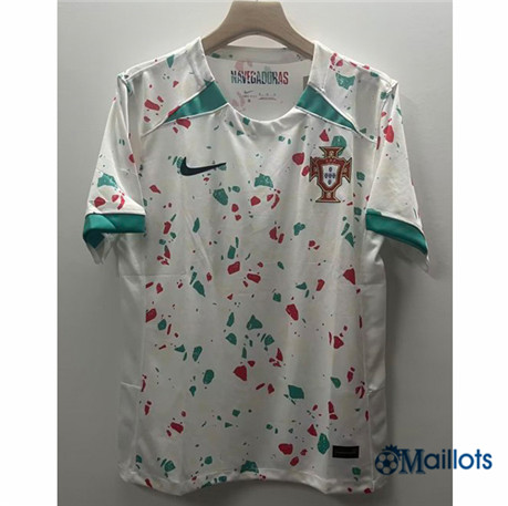 Grossiste Maillot football Portugal Blanc 2023-2024