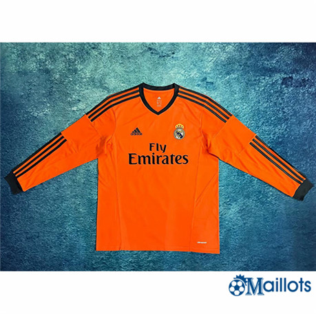 Grossiste Maillot football Retro Real Madrid Third Manche Longue 2013-14