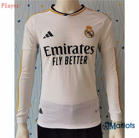Grossiste Maillot foot Real Madrid Player Domicile Manche Longue 2023-2024
