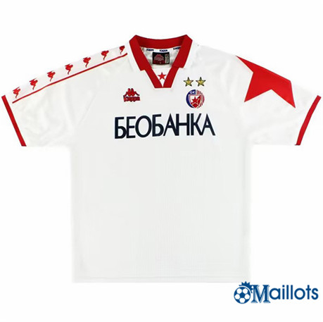 Grossiste Maillot football Retro Rouge Star Belgrade Exterieur 1995-97
