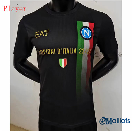 Grossiste Maillot football SSC Napoli Player Noir 2023-2024