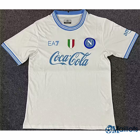 Grossiste Maillot foot SSC Napoli Blanc 2023-2024