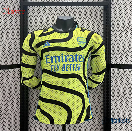 Grossiste omaillots Maillot Foot Arsenal Player Exterieur Manche Longue 2023-2024 om81