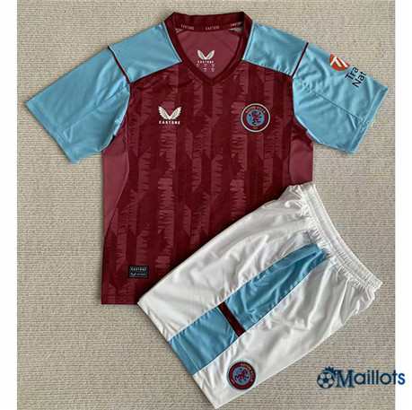 Mode ‎ omaillots Maillot Foot Aston Villa Enfant Domicile 2023-2024 om182