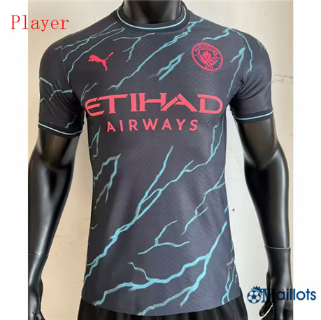 Nouveau omaillots Maillot Foot Manchester City Player Third 2023-2024 om98