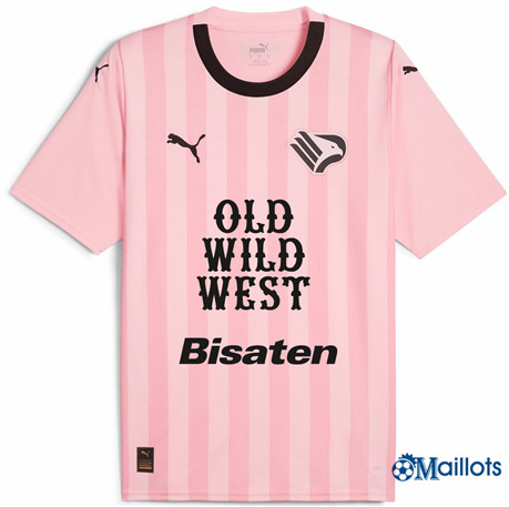 Flocage omaillots Maillot Foot Palermo Domicile Rose 2023-2024 om139
