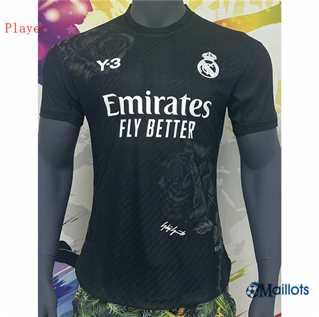 Maillot football Real Madrid Y3 Player Noir 2024-2025 OM3141