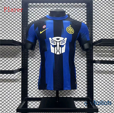 Maillot football Inter Milan player Transformers co-marque 2023-2024 OM3232