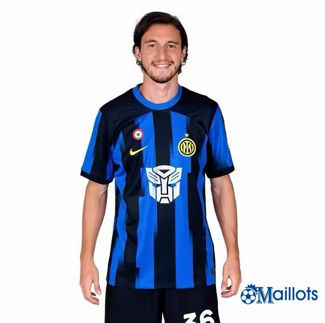 Maillot football Inter Milan Transformers co - marque 2023-2024 OM3233