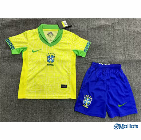 Maillot foot Brésil Enfant Domicile 2024-2025 OM3318
