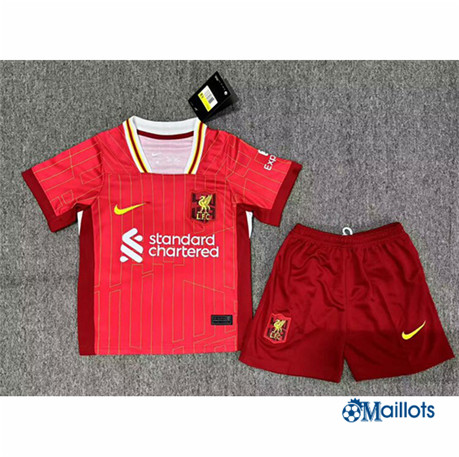 Maillot foot Liverpool Enfant Domicile Rouge 2024-2025 OM3336