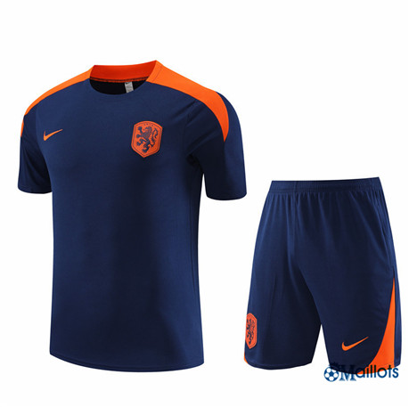 Maillot football Pays-Bas Enfant et Shorts Ensemble Training bleu royal 2024-2025 OM3445