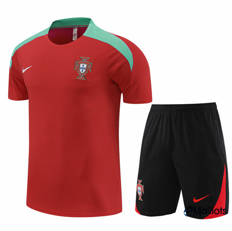 Maillot football Portugal et Shorts Ensemble Training rouge 2024-2025 OM3451