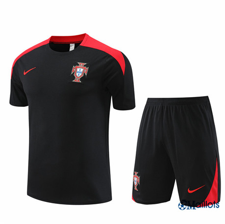 Maillot football Portugal et Shorts Ensemble Training noir 2024-2025 OM3453