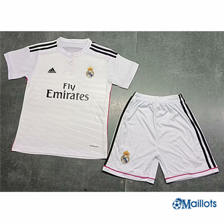 Maillot football Retro Real Madrid Enfant Domicile 2014-15 OM3723