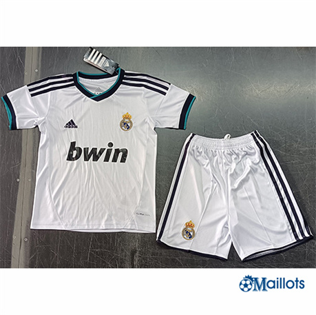 Maillot football Retro Real Madrid Enfant Domicile 2012-13 OM3727