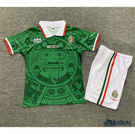 Maillot football Retro Mexique Enfant Domicile 1998 OM3763