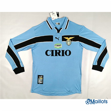 Maillot football Retro Lazio Domicile Manche Longue 1998-2000 OM3811