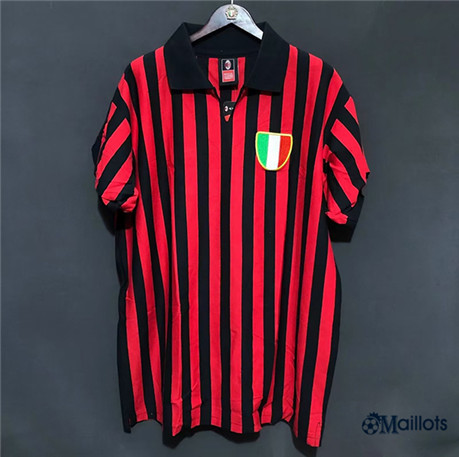 Maillot football Retro Milan AC Domicile 1962-63 OM3813