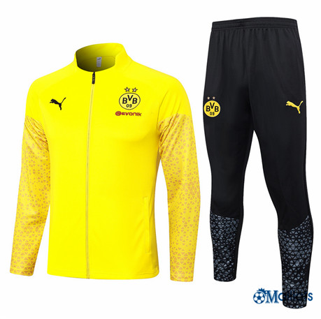 Veste Survetement Borussia Dortmund Homme jaune 2024-2025 OM3905