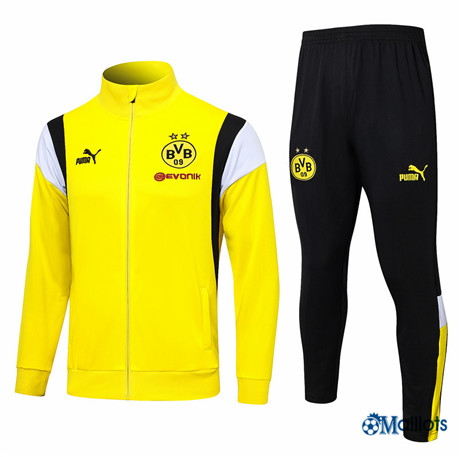 Veste Survetement Borussia Dortmund Homme jaune 2024-2025 OM3908
