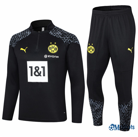 Survetement Borussia Dortmund Homme noir 2024-2025 OM3910